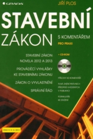 Книга Stavební zákon s komentářem Jiří Plos