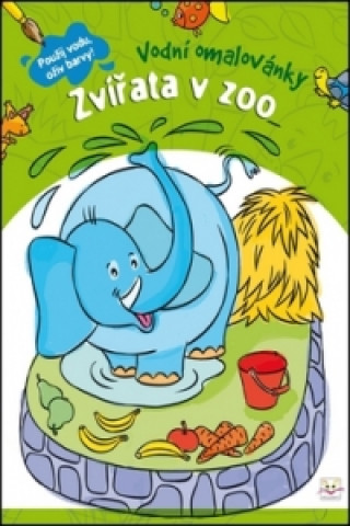 Kniha Vodní omalovánky - Zvířata v zoo Barbara Wierzchowska