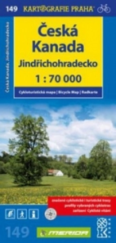 Materiale tipărite Česká Kanada, Jindřichohradecko 1:70 000 