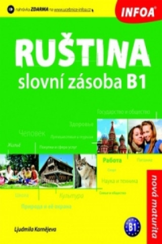 Kniha Ruština slovní zásoba B1 Ljudmila Karnějeva