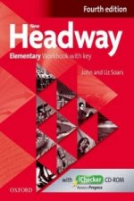 Könyv New Headway Fourth edition Elementary Workbook with key with iChecker CD pack Soars John and Liz