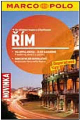 Prasa Řím cestovní průvodce s mapou neuvedený autor
