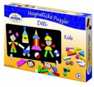 Joc / Jucărie Magnetické puzzle Děti 