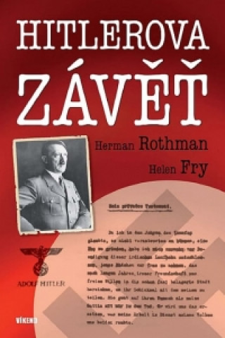 Książka Hitlerova závěť Herman Rothman