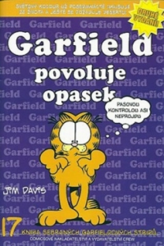 Kniha Garfield povoluje opasek Jim Davis