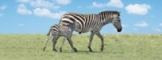 Papírenské zboží Záložka Úžaska Zebra s mládětem 