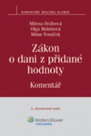 Książka Zákon o dani z přidané hodnoty Milena Drábová