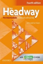 Könyv New Headway Pre-intermediate workbook without key + iChecker CD-ROM John Soars