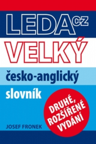 Book Velký česko-anglický slovník Josef Fronek