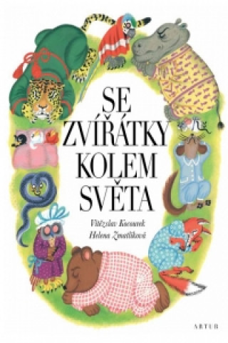 Kniha Se zvířátky kolem světa Vítězslav Kocourek