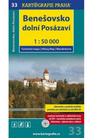 Materiale tipărite Benešovsko Dolní Posázaví 1:50 000 