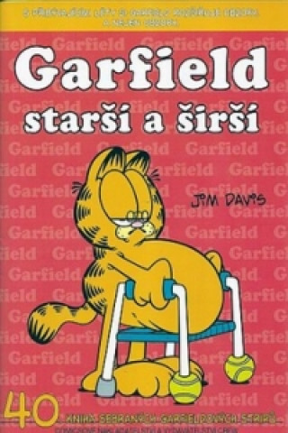 Книга Garfield starší a širší Jim Davis