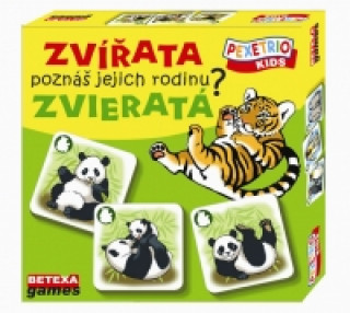 Joc / Jucărie Pexetrio Kids Zvířata Poznáš jejich rodinu? neuvedený autor