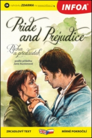 Kniha Pride and Prejudice/Pýcha a předsudek Jane Austenová