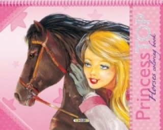 Książka Princess Top Horses coloring book neuvedený autor