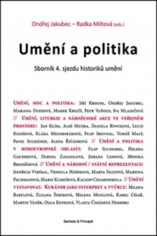 Kniha Umění a politika Ondřej Jakubec