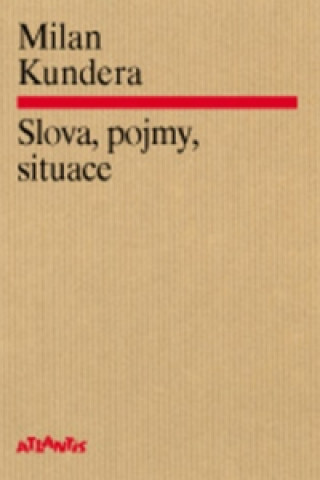 Książka Slova, pojmy, situace Milan Kundera