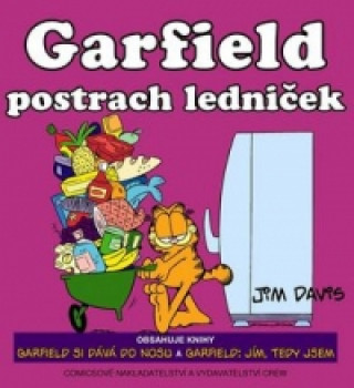 Book Garfield postrach ledniček Jim Davis