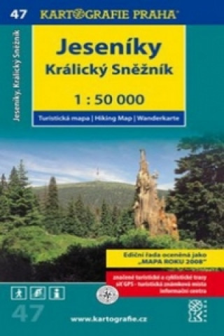 Printed items Jeseníky Kralický Sněžník 1:50 000 
