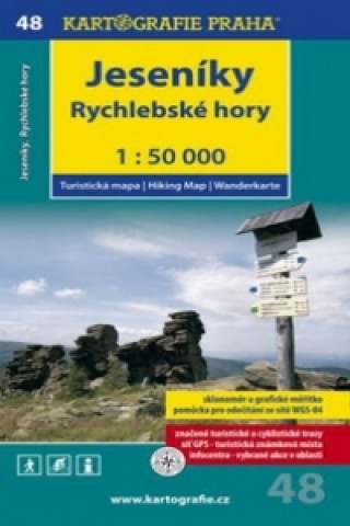 Materiale tipărite Jeseníky Rychlebské Hory 1:50 000 