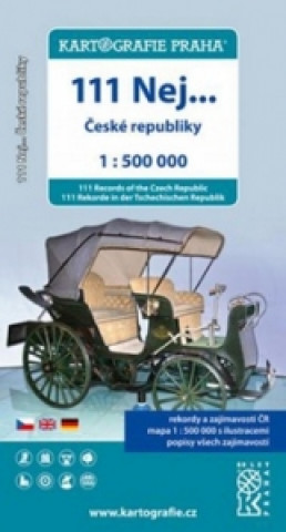 Tiskanica 111 nej...České Republiky 1:500 000 