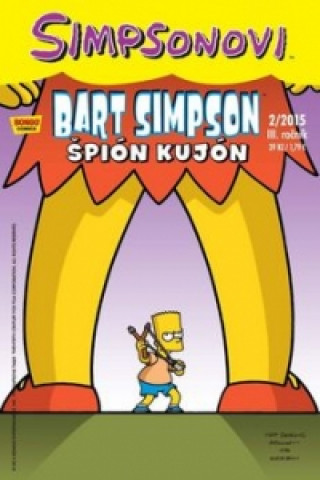 Book Bart Simpson Špión kujón Matt Groening