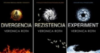 Book Balíček 3 ks Divergencia + Rezistencia + Experiment Veronica Roth