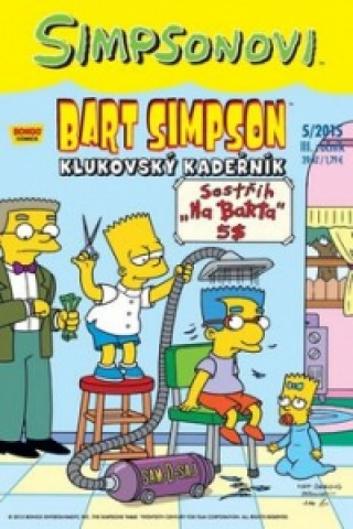 Kniha Bart Simpson Klukovský kadeřník Matt Groening