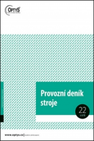 Stationery items Provozní deník stroje A4 