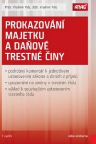 Kniha Prokazování původu majetku a daňové trestné činy Vladimír Pelc
