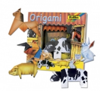 Carte Origami Zvířátka na statku 