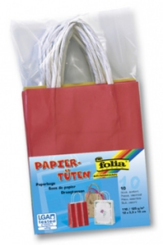 Carte Papírové tašky s papírovým uchem 12x15 cm 10 kusů 