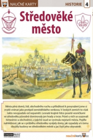 Kniha Naučné karty Středověké město 