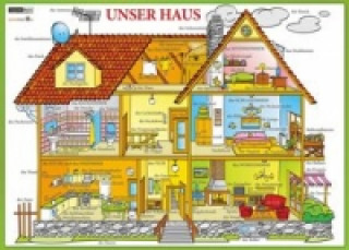 Kniha Karta Unser Haus 