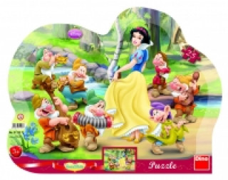 Hra/Hračka Puzzle tvarové 25 Walt Disney Sněhurka a sedm trpaslíků 