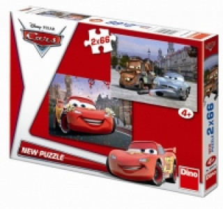 Hra/Hračka Puzzle 2x66 Cars 