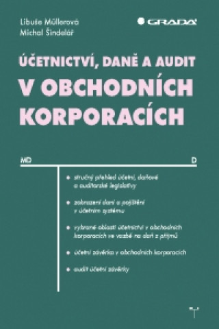 Kniha Účetnictví, daně a audit v obchodních korporacích Libuše Müllerová