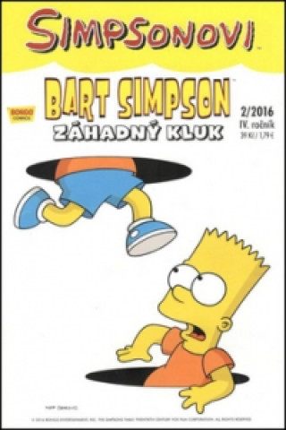 Kniha Bart Simpson Záhadný kluk Matt Groening