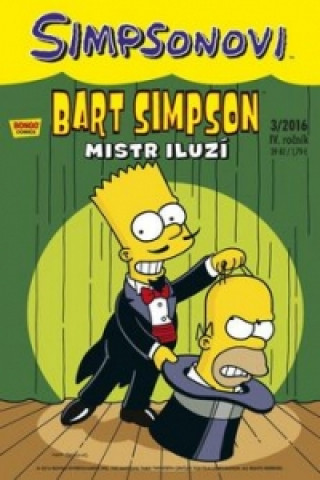 Carte Bart Simpson Mistr iluzí Matt Groening