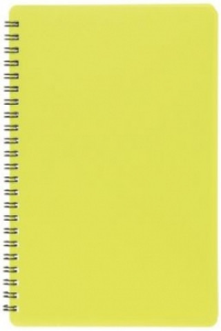 Papírenské zboží Plastic blok NEON žlutý A5, linka, 60 listů 