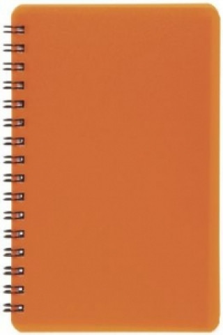 Papírszerek Plastic blok NEON oranžový A6, linka, 60 listů 