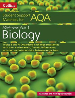 Książka AQA A Level Biology Year 1 & AS Topics 3 and 4 Mike Boyle