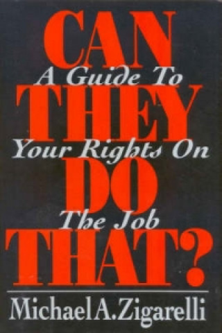 Knjiga Can They Do That? Michael A. Zigarelli