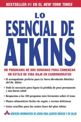 Książka Lo Esencial de Atkins Atkins Health & Medical Information Serv