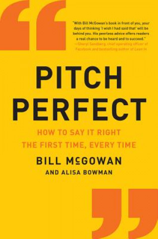 Knjiga Pitch Perfect Bill McGowan