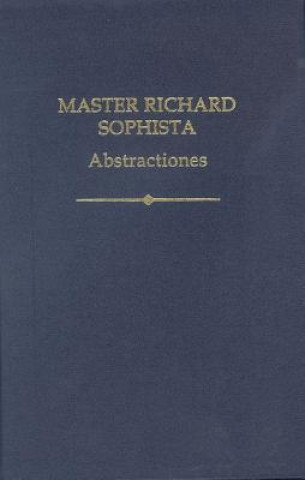 Buch Master Richard Sophista: Abstractiones Sten Ebbesen