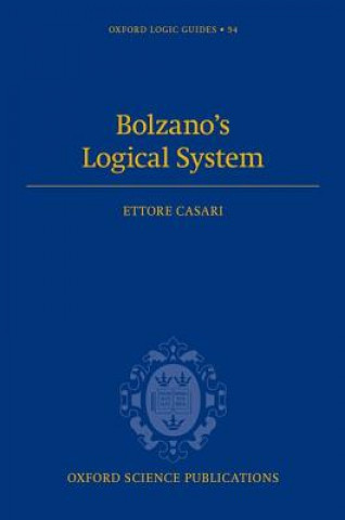 Carte Bolzano's Logical System Ettore Casari