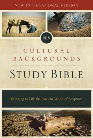 Knjiga NIV, Cultural Backgrounds Study Bible, Hardcover, Red Letter Edition Zondervan