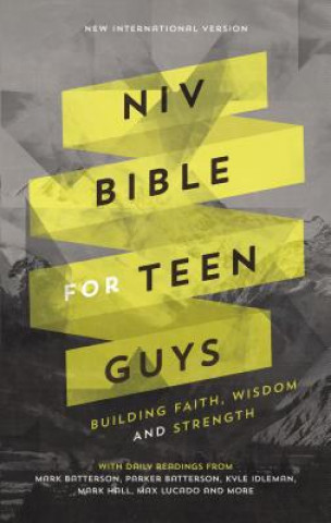 Kniha NIV Bible For Teen Guys, Imitation Leather, Blue: Building Faith, Wisdomand Strength Zondervan