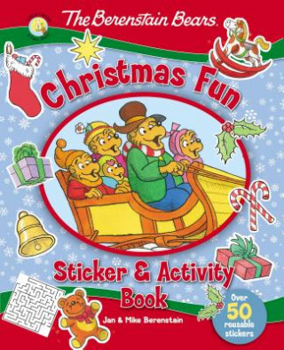 Книга Berenstain Bears Christmas Fun Sticker and Activity Book Zondervan